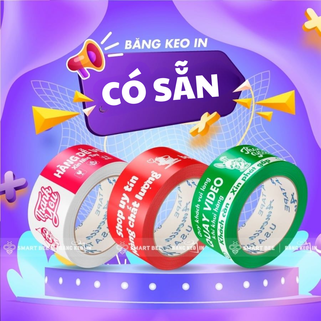 BĂNG KEO IN SẴN SMART BEE