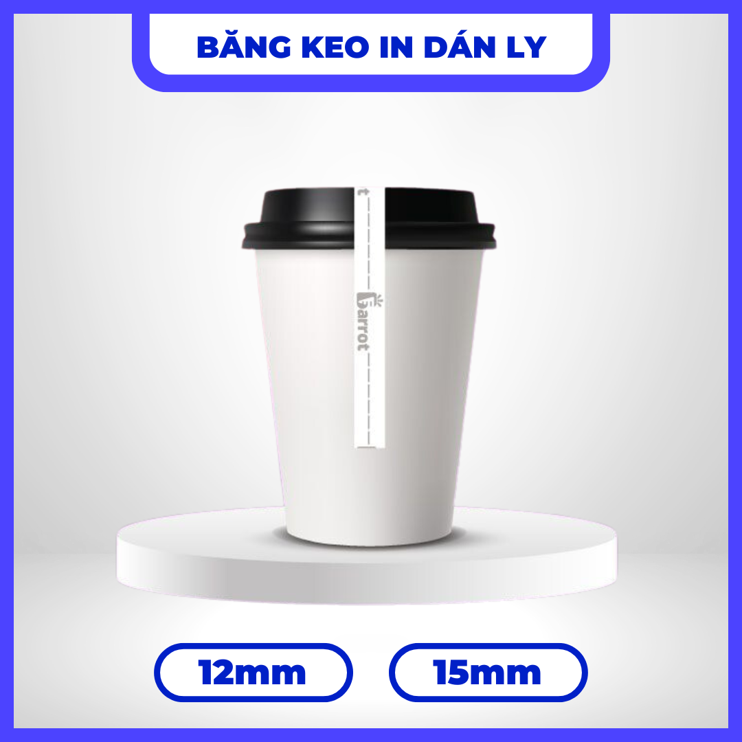 Băng keo dán ly mẫu 07