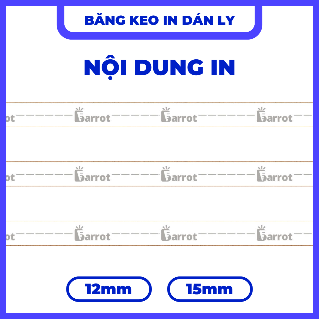 Băng keo dán ly mẫu 07