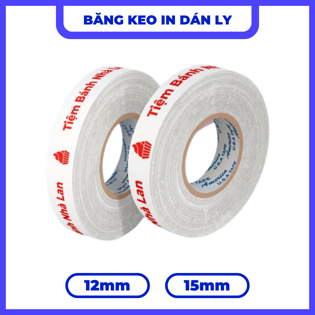 Băng keo dán ly mẫu 08