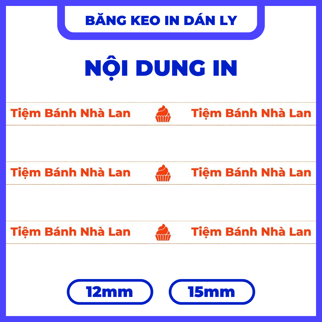 Băng keo dán ly mẫu 08