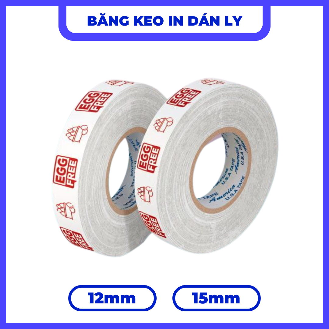 Băng keo dán ly mẫu 09