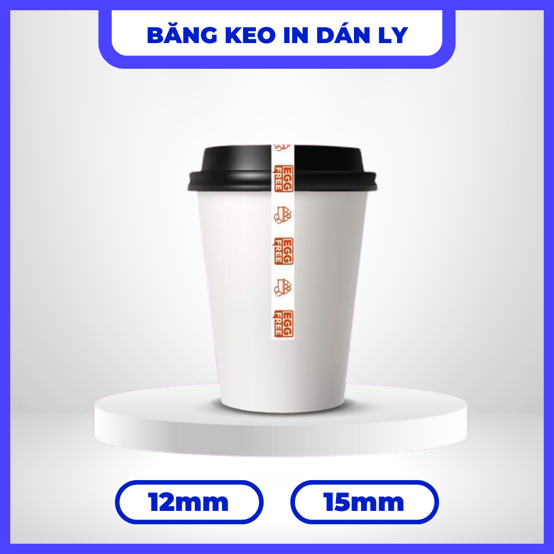 Băng keo dán ly mẫu 09