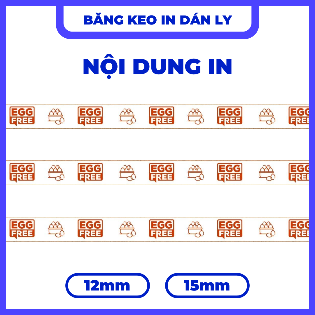 Băng keo dán ly mẫu 09