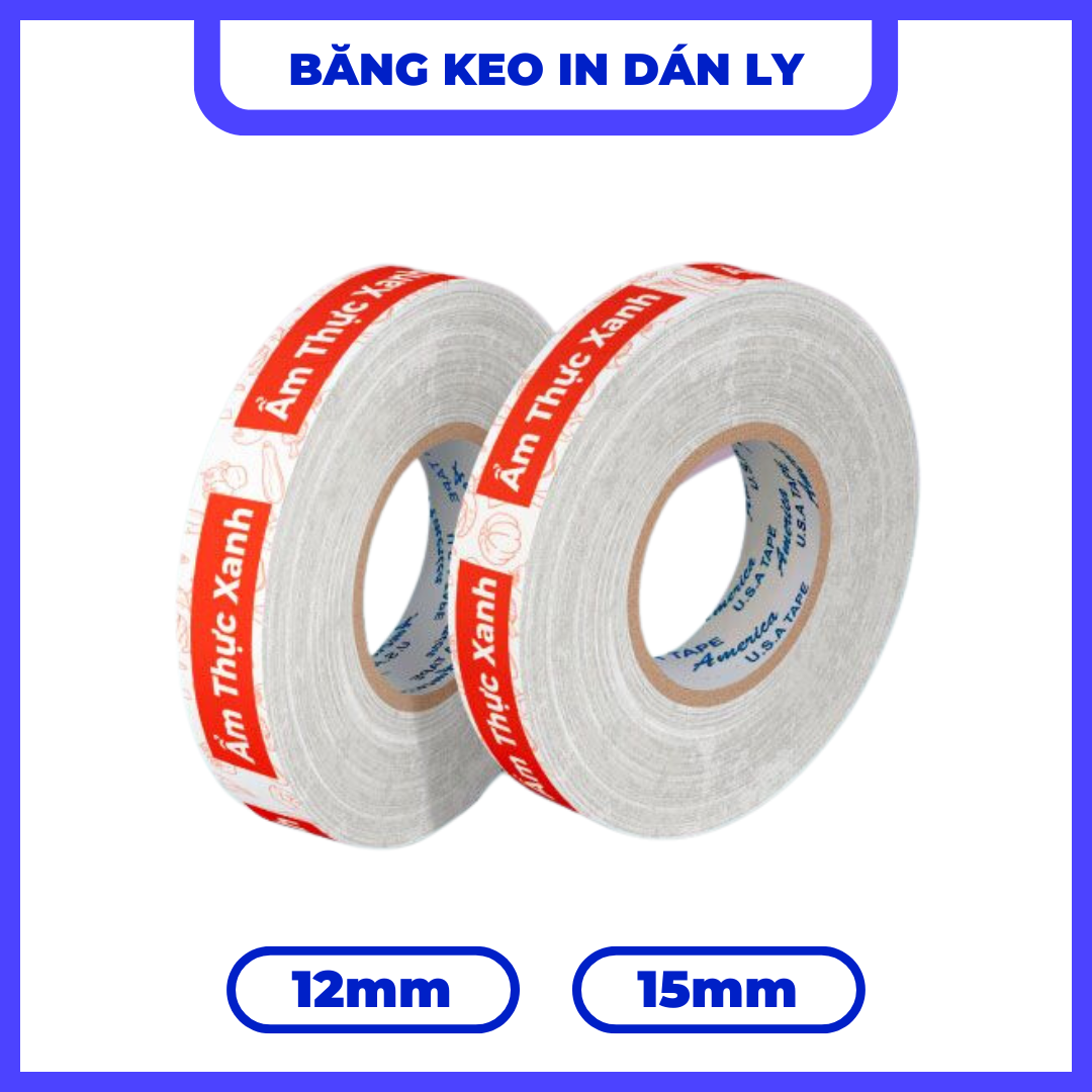 Băng keo dán ly mẫu 10