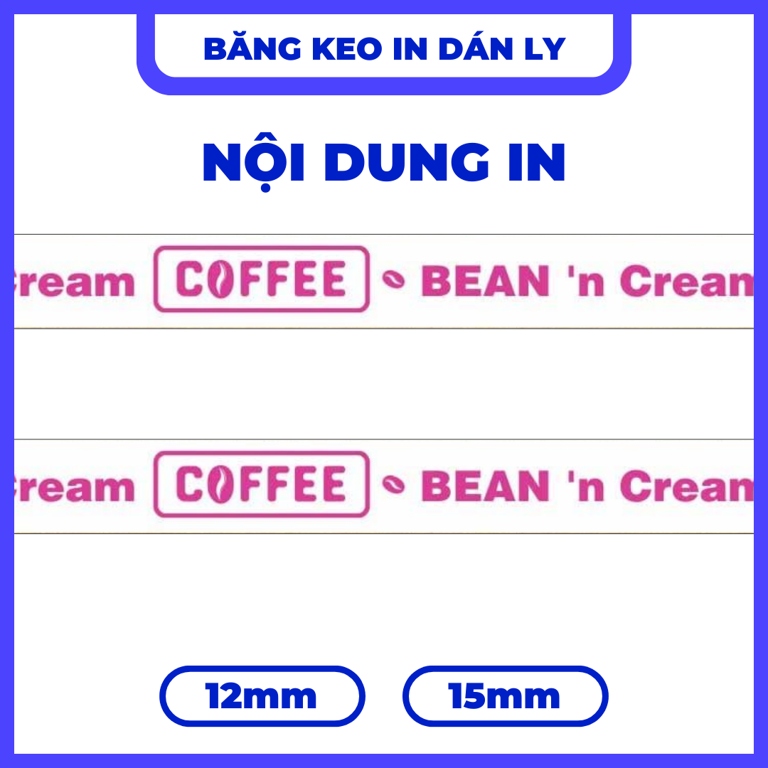 Băng keo dán ly mẫu 01