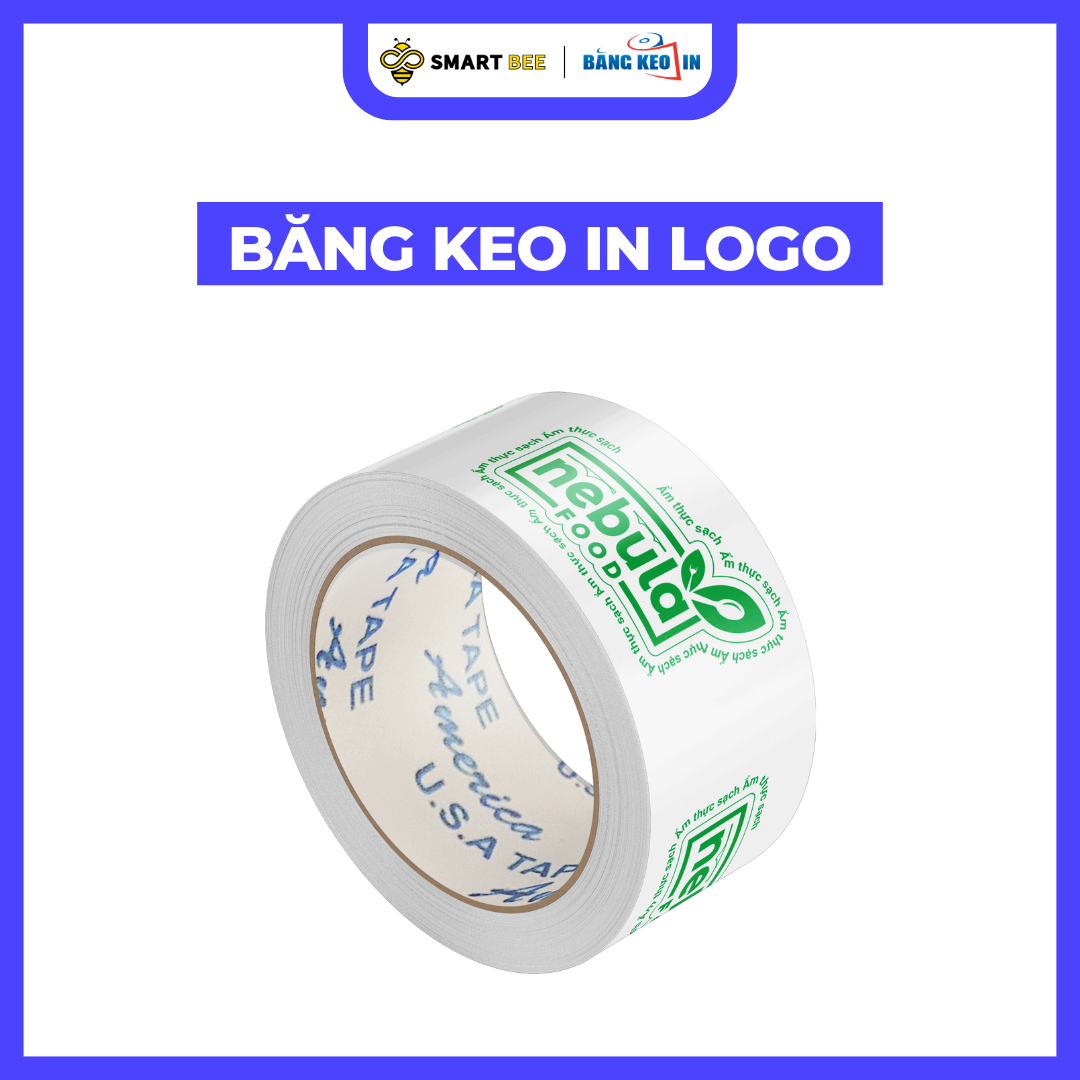 BĂNG KEO IN LOGO THEO YÊU CẦU