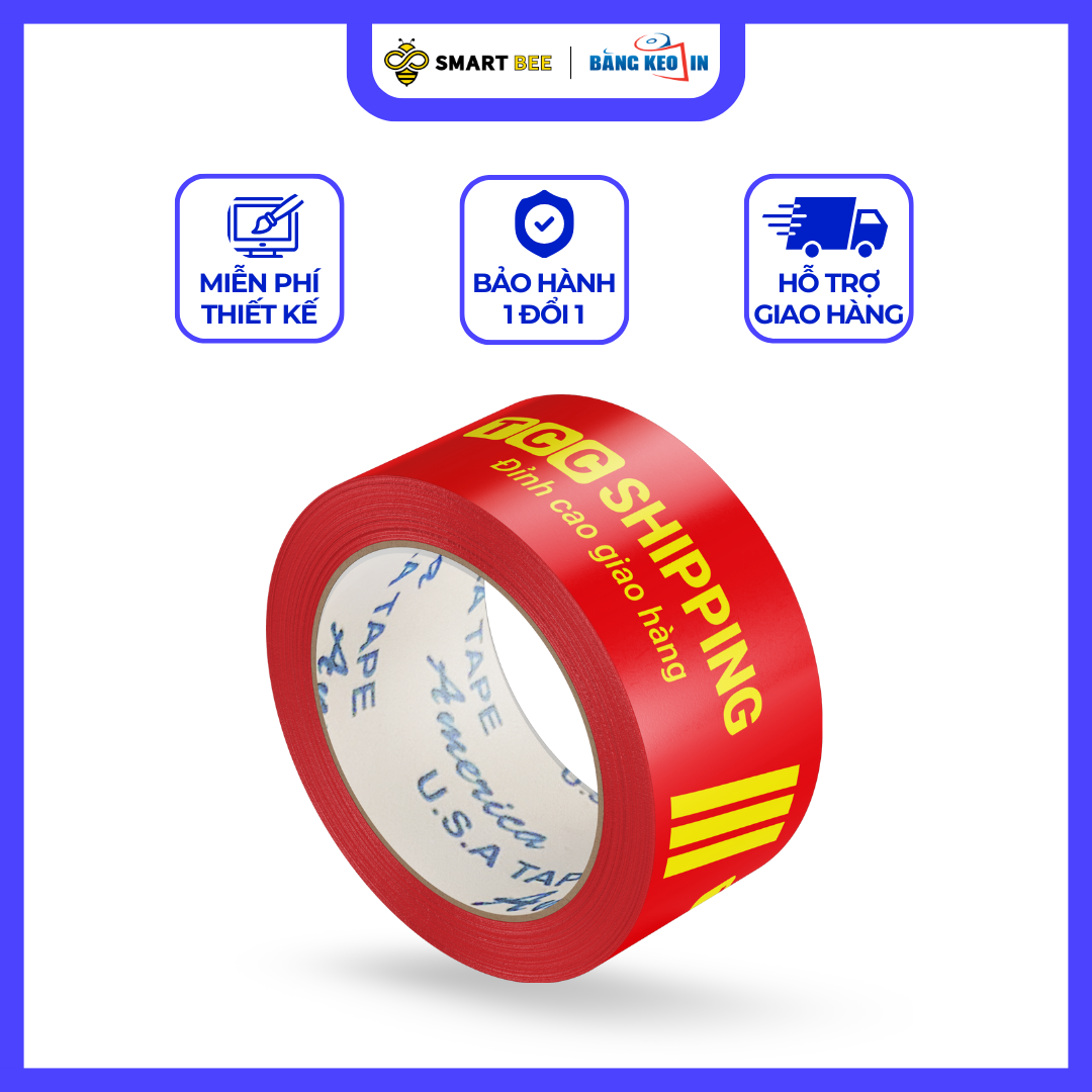 BĂNG KEO IN LOGO THEO YÊU CẦU