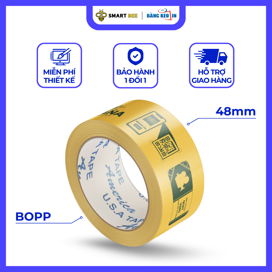 BĂNG KEO IN CHỮ, IN LOGO TỈNH BÌNH DƯƠNG