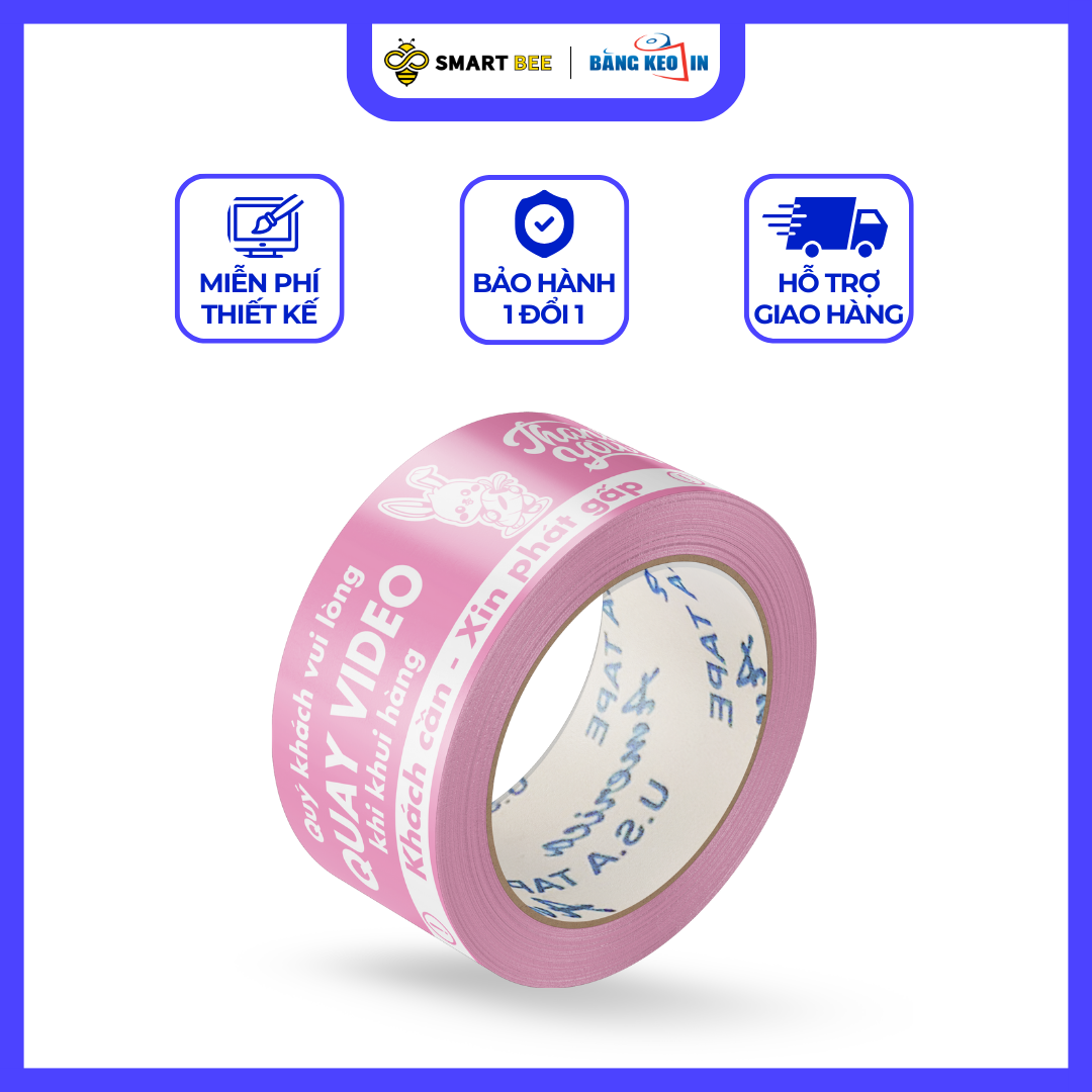 BĂNG KEO IN SẴN XIN PHÁT GẤP | THANK YOU 48MM