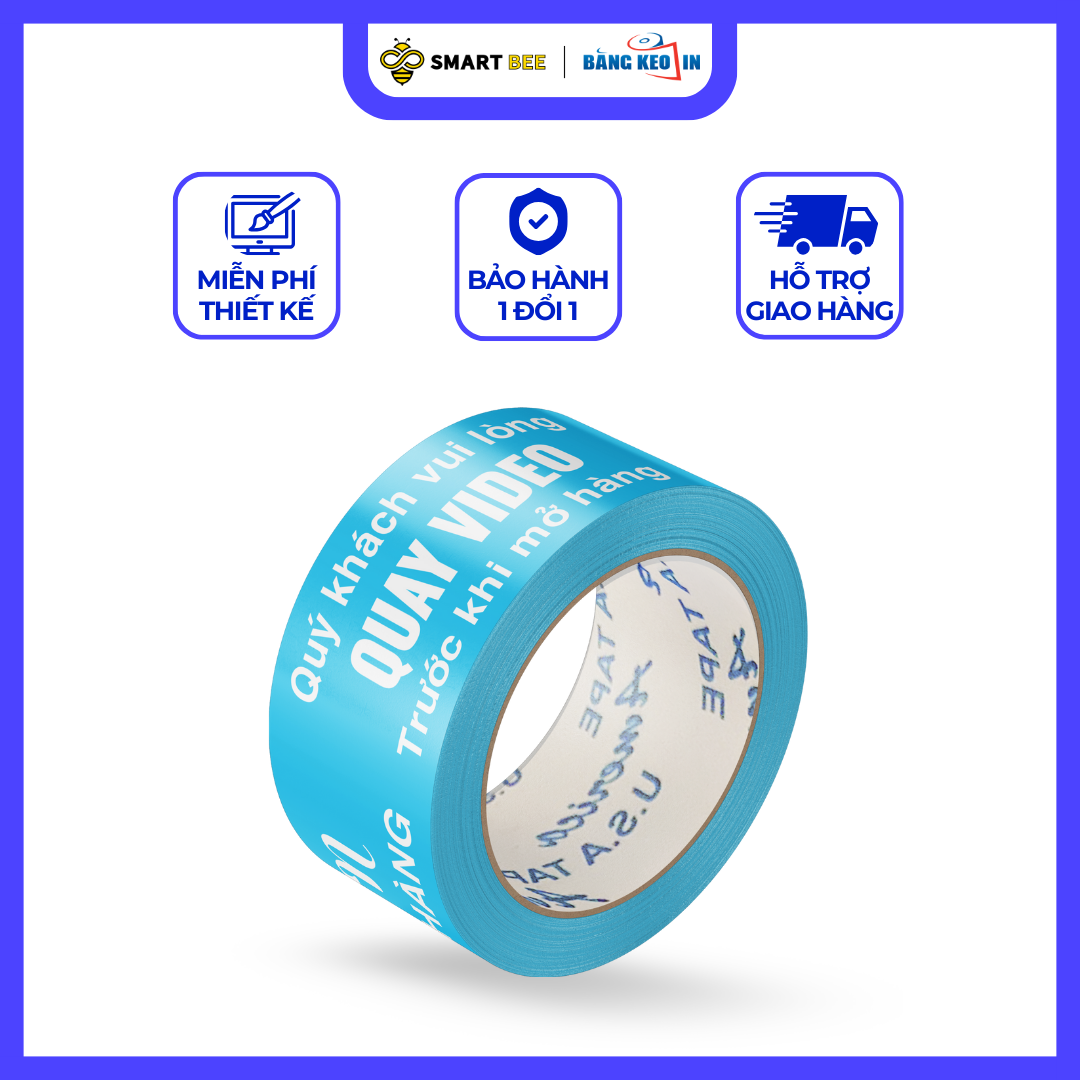 BĂNG KEO IN SẴN VUI LÒNG QUAY VIDEO KHI MỞ HÀNG 48MM