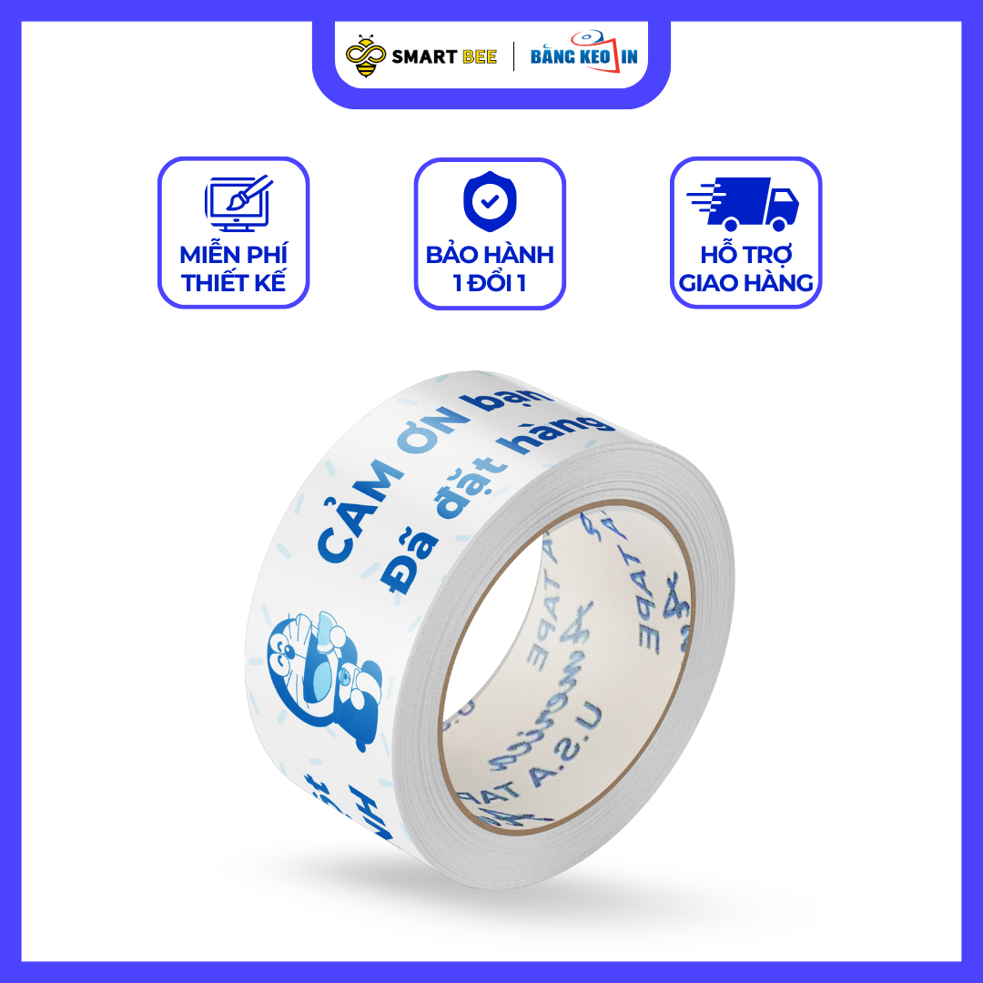 BĂNG KEO IN SẴN HÀNG DỄ VỠ | DORAEMON 48MM