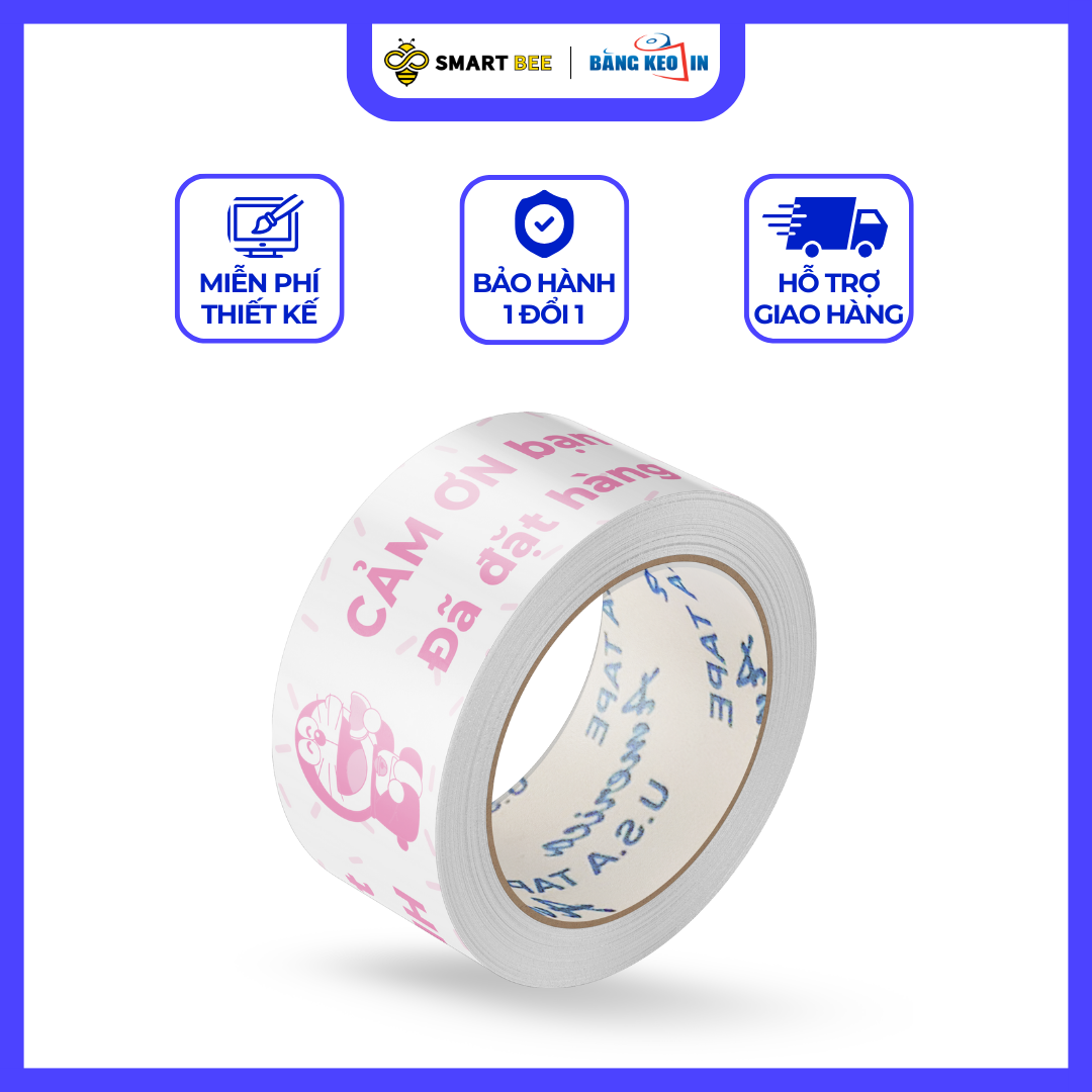 BĂNG KEO IN SẴN HÀNG DỄ VỠ | DORAEMON 48MM