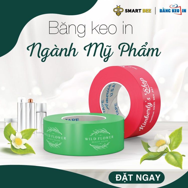 Băng Keo In Xanh Lá Cây trên Nền Đỏ 60mmx72met: Sự Kết Hợp Hoàn Hảo Của Phong Thủy và Công Nghệ Đối Với Ngành Mỹ Phẩm