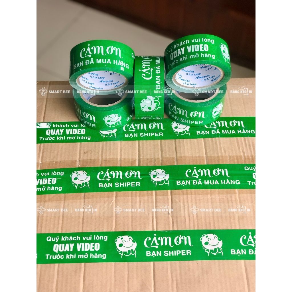 BĂNG KEO IN SẴN VUI LÒNG QUAY VIDEO KHI MỞ HÀNG 48MM