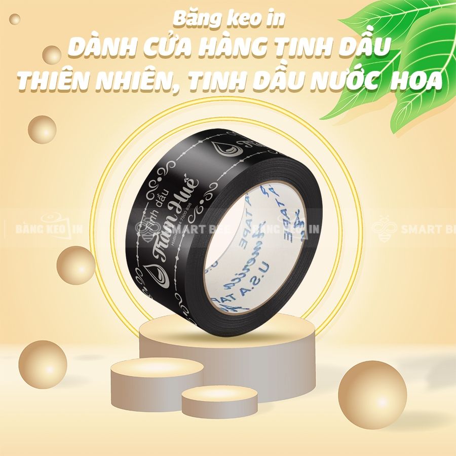 BĂNG KEO IN THEO YÊU CẦU CHO CỬA HÀNG TINH DẦU