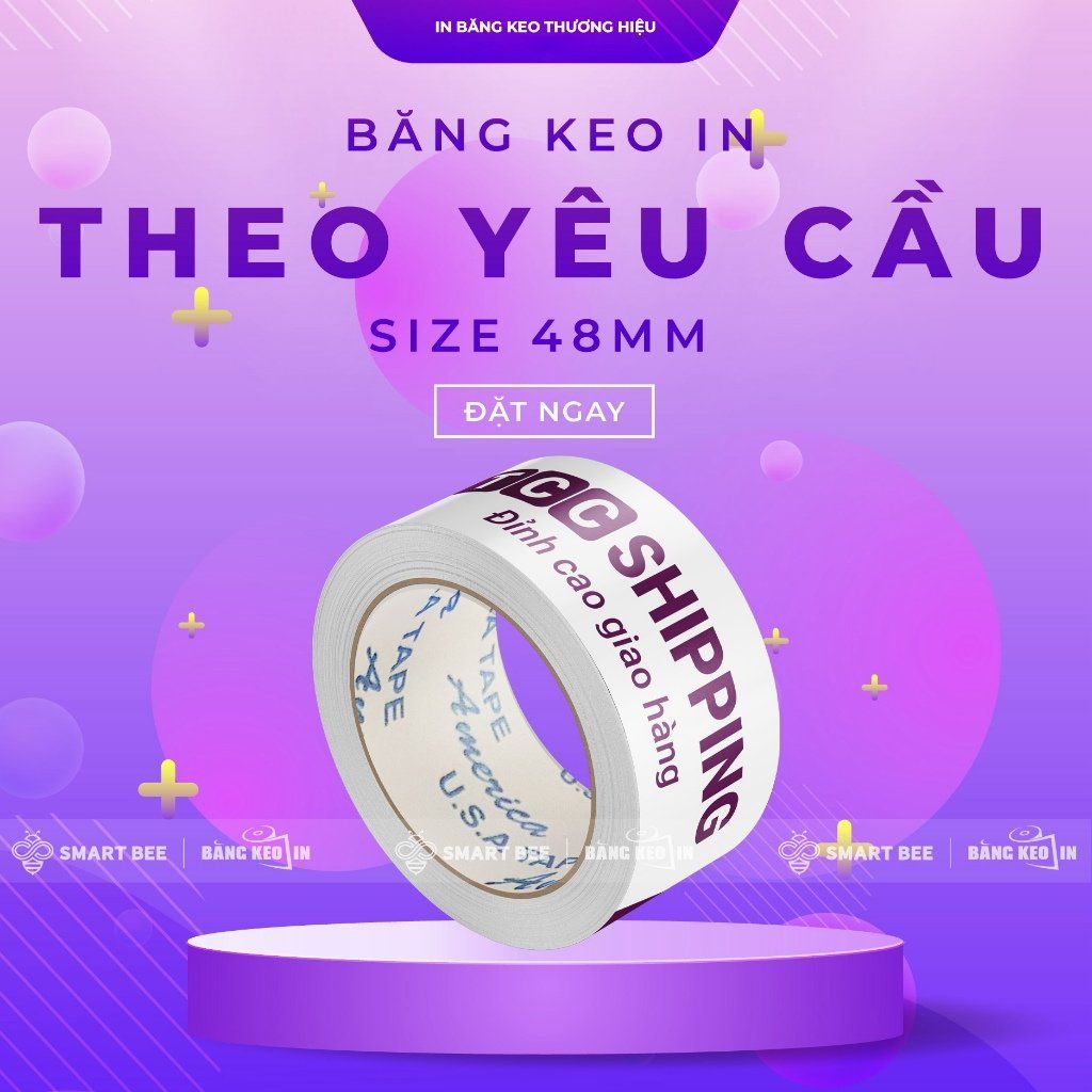 BĂNG KEO IN LOGO CHẤT LƯỢNG CAO - GIÁ RẺ