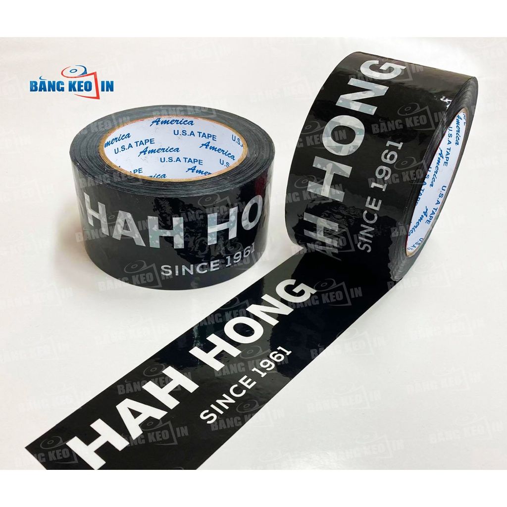 BĂNG KEO MÀU ĐEN IN THƯƠNG HIỆU THEO YÊU CẦU GIÁ SỈ - SMART BEE