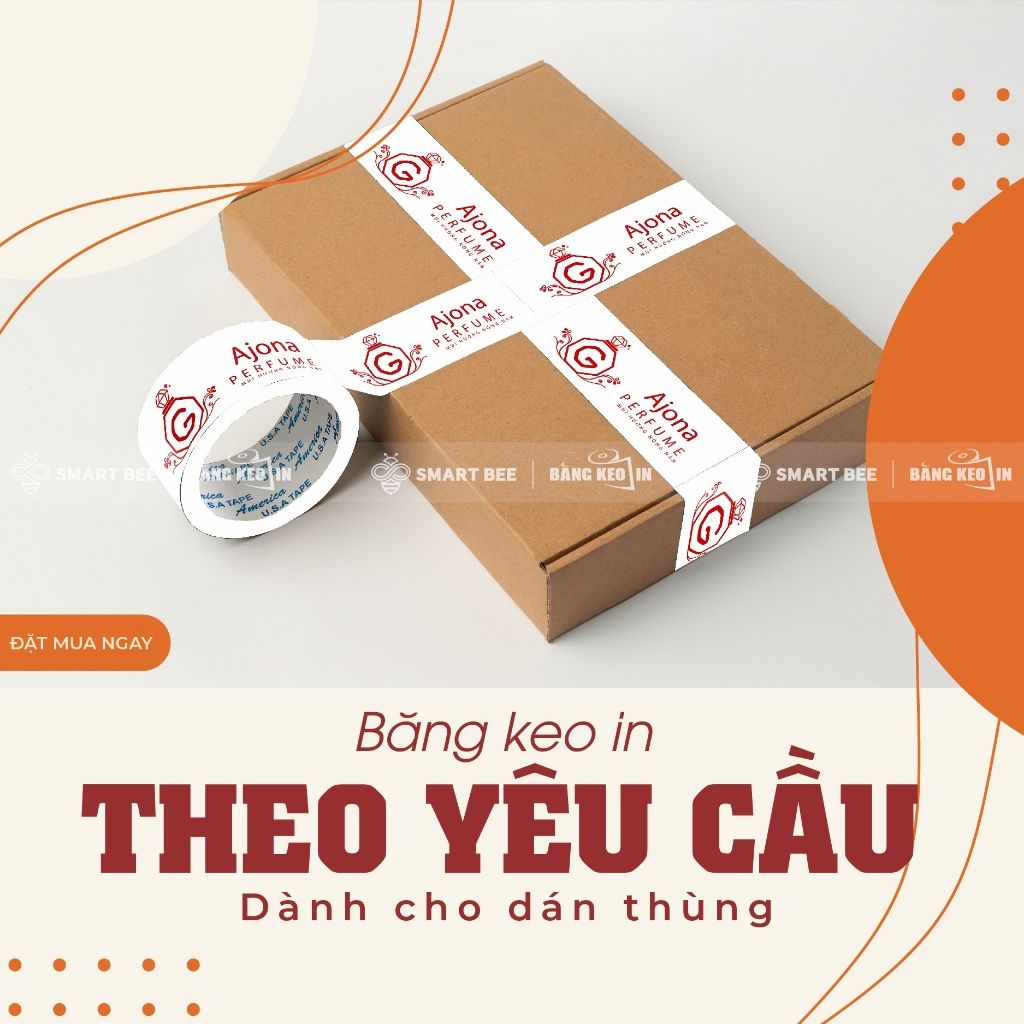 Băng Keo In Theo Yêu Cầu Cho Cửa Hàng Nước Hoa