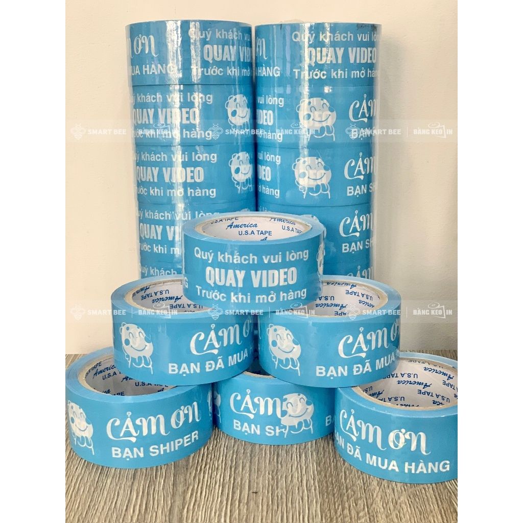 BĂNG KEO IN SẴN VUI LÒNG QUAY VIDEO KHI MỞ HÀNG 48MM