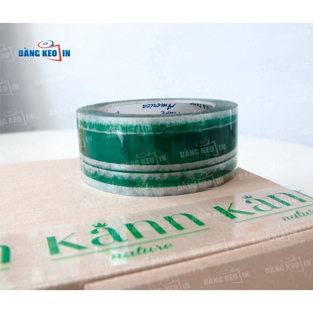 BĂNG KEO NỀN TRONG/ĐỤC IN CHỮ, IN LOGO 48MM x 72M GIÁ SỈ