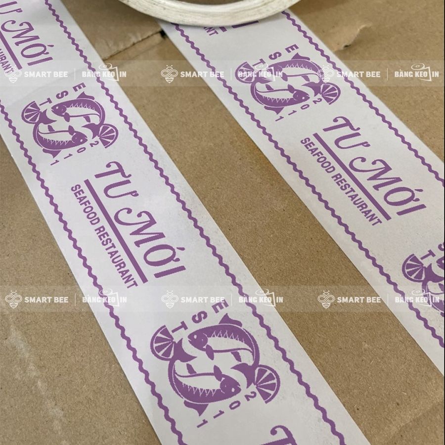 Băng Keo Màu In Chữ, In Logo Theo Yêu Cầu