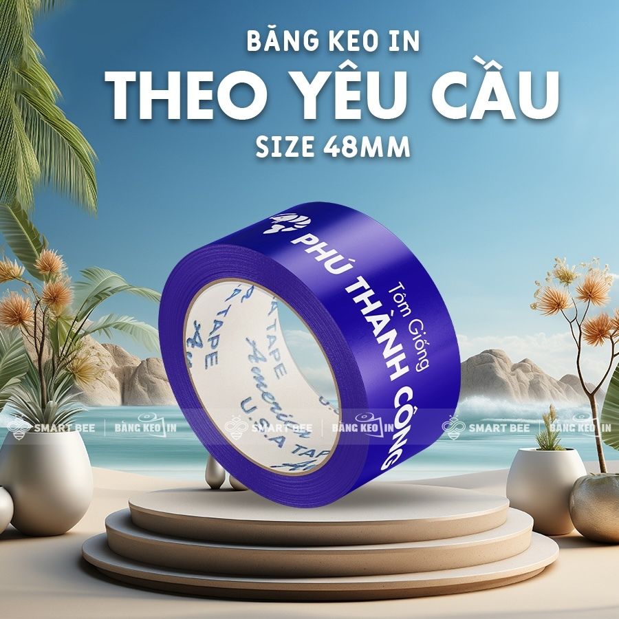 BĂNG KEO IN THEO YÊU CẦU CHO NGÀNH TÔM GIỐNG