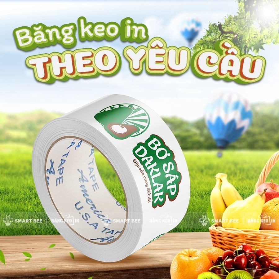 BĂNG KEO IN THEO YÊU CẦU CHO NGÀNH NÔNG SẢN