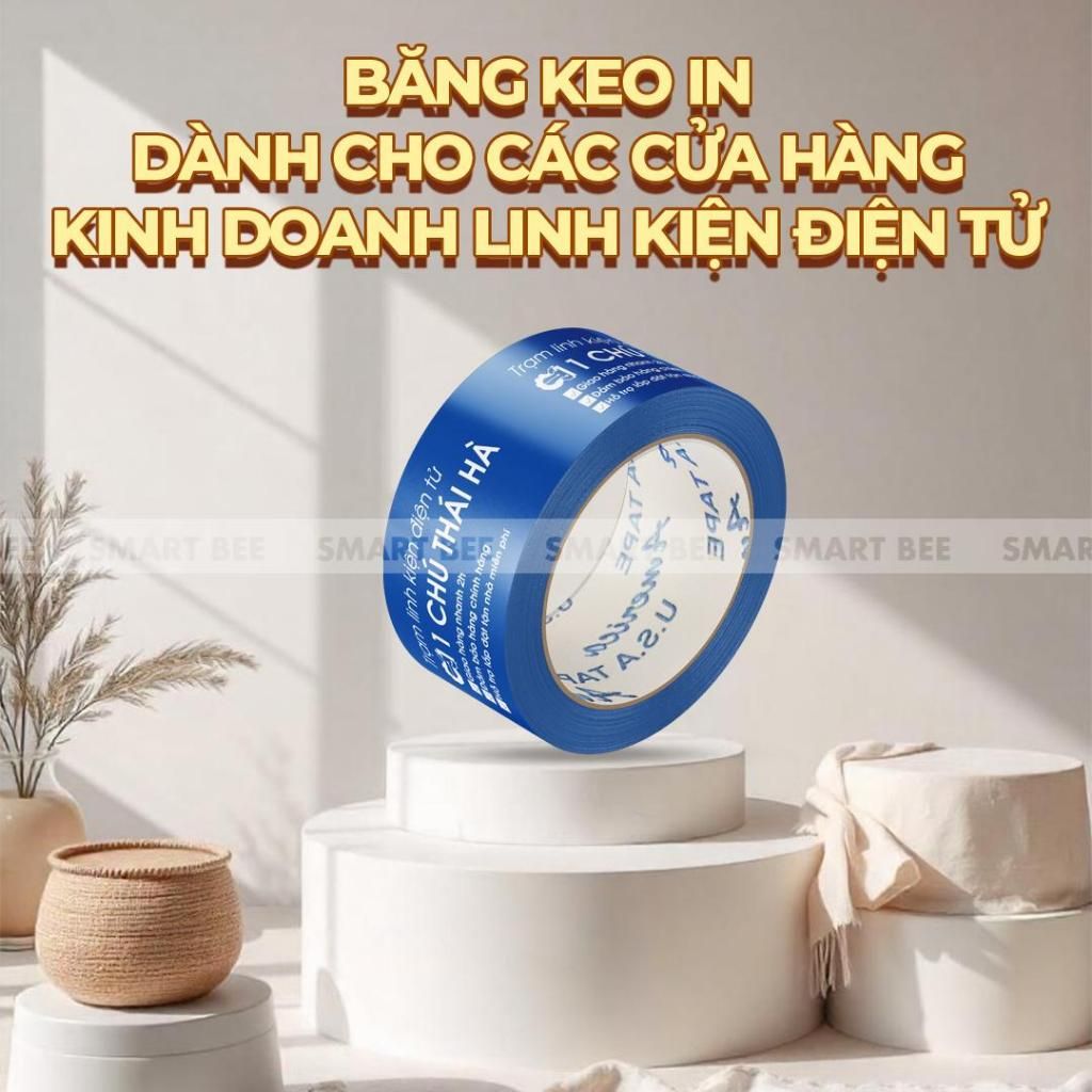 BĂNG KEO IN THEO YÊU CẦU CHO CỬA HÀNG LINH KIỆN ĐIỆN TỬ