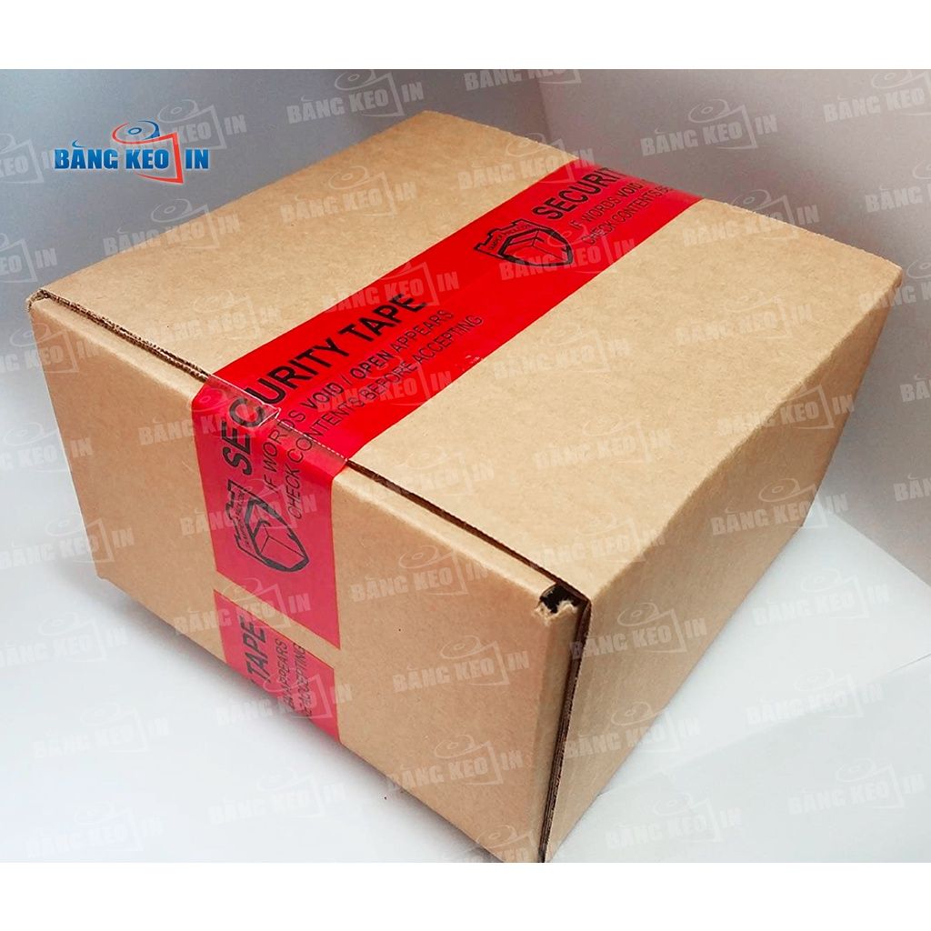 Băng keo IN LOGO, IN CHỮ cho cửa hàng tạp hóa, siêu thị