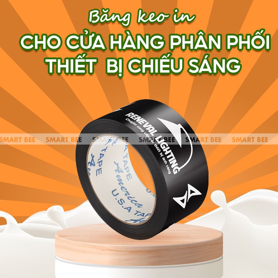 BĂNG KEO IN THEO YÊU CẦU CHO CỬA HÀNG THIẾT BỊ ĐIỆN