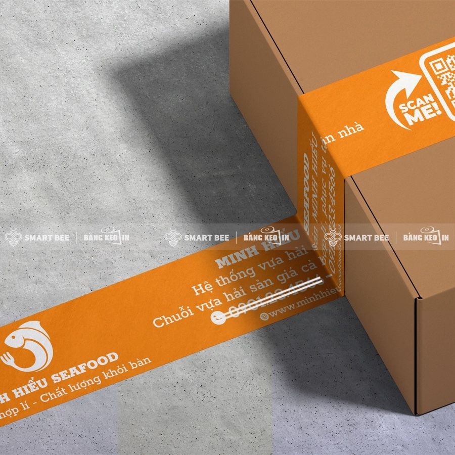Băng Keo Màu In Chữ, In Logo Theo Yêu Cầu