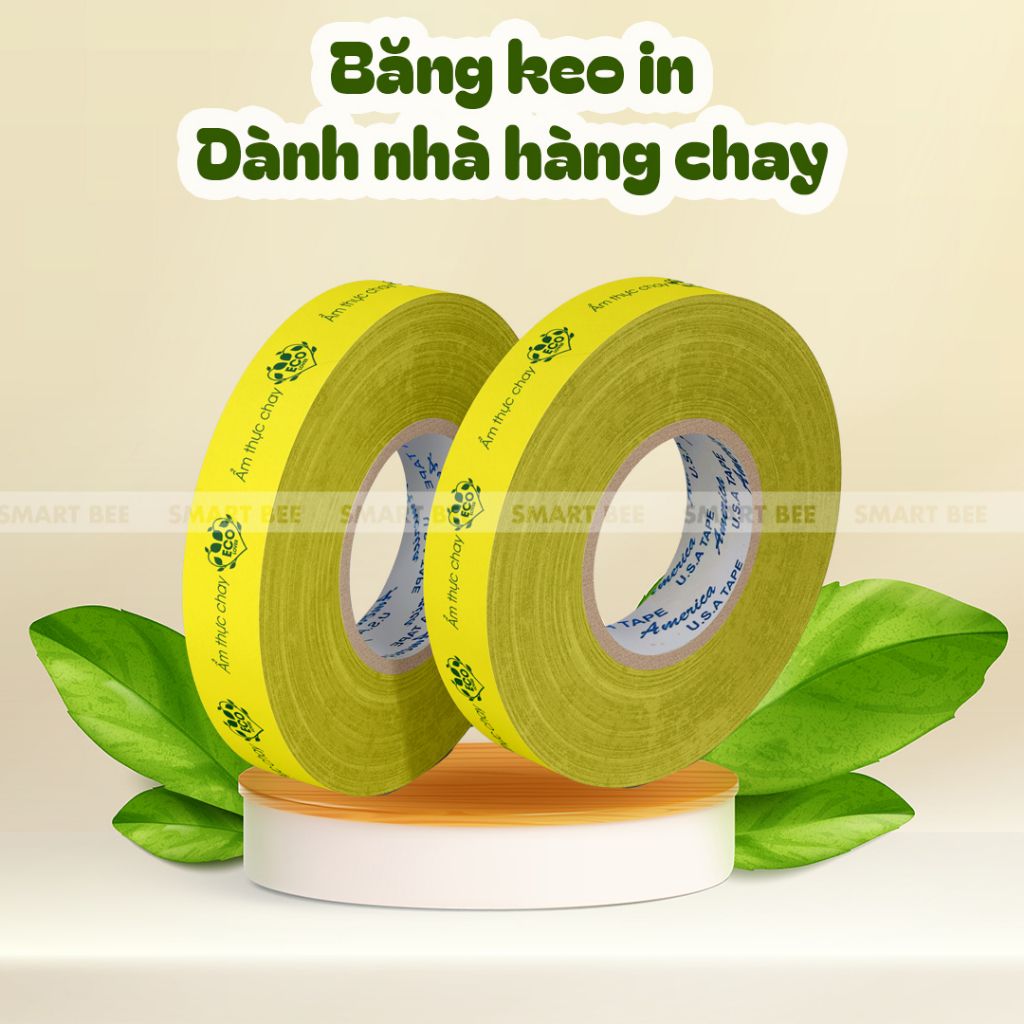 BĂNG KEO IN THEO YÊU CẦU CHO NHÀ HÀNG CHAY
