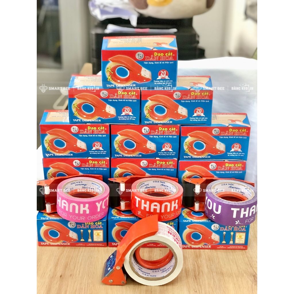 Dao cắt Băng keo cầm tay 5cm Thương hiệu Dân Hoa