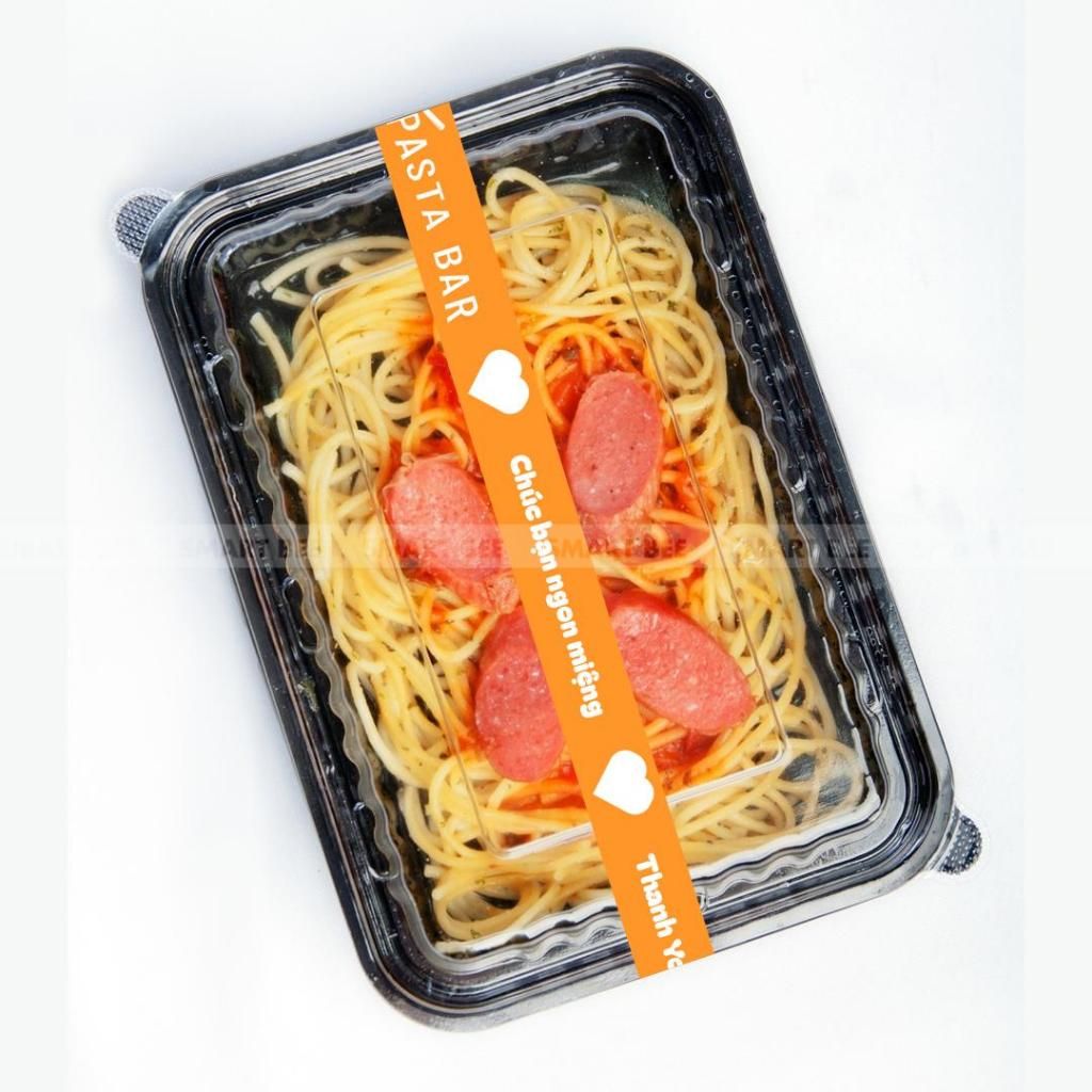 BĂNG KEO IN THEO YÊU CẦU CHO TIỆM PASTA PIZZA