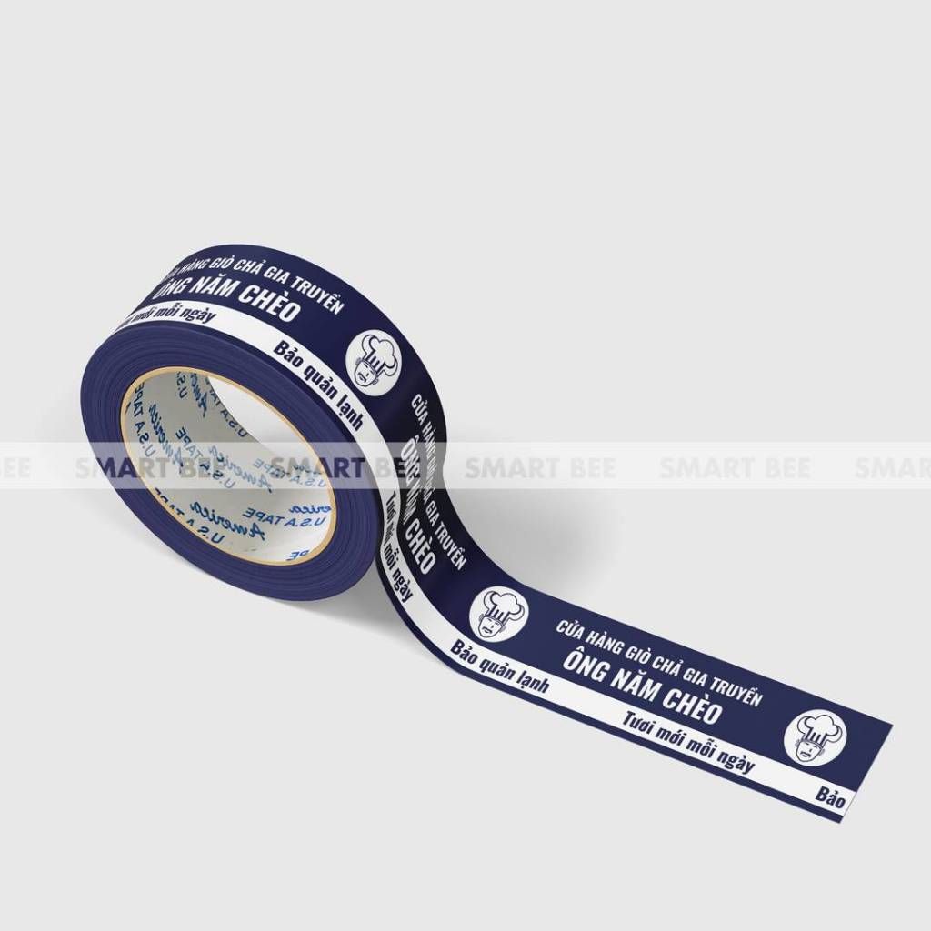 BĂNG KEO IN THEO YÊU CẦU CHO CỬA HÀNG GIÒ CHẢ LỤA