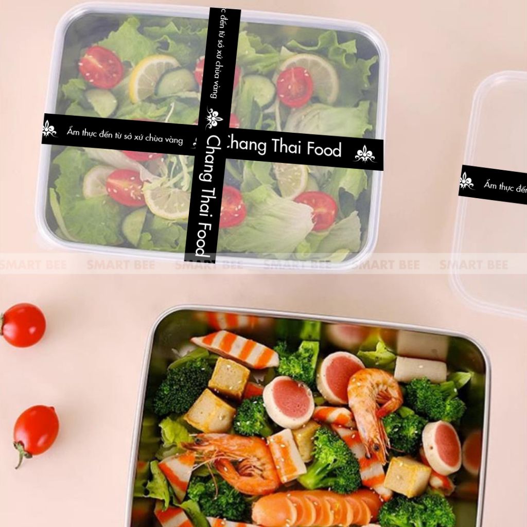 BĂNG KEO IN THEO YÊU CẦU CHO NHÀ HÀNG MÓN THÁI