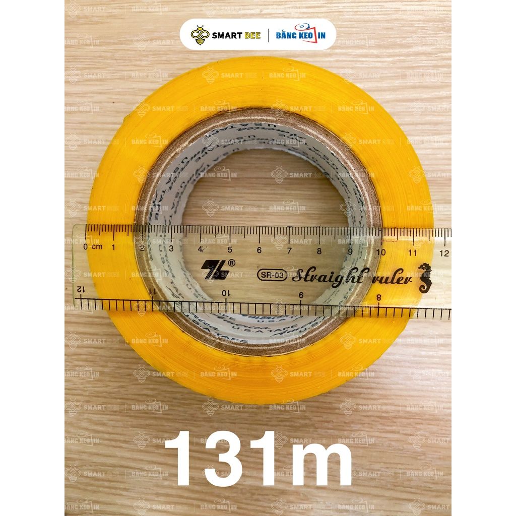 Băng keo dán thùng IN LOGO size lớn 48mm, 60mm, 70mm, 80mm