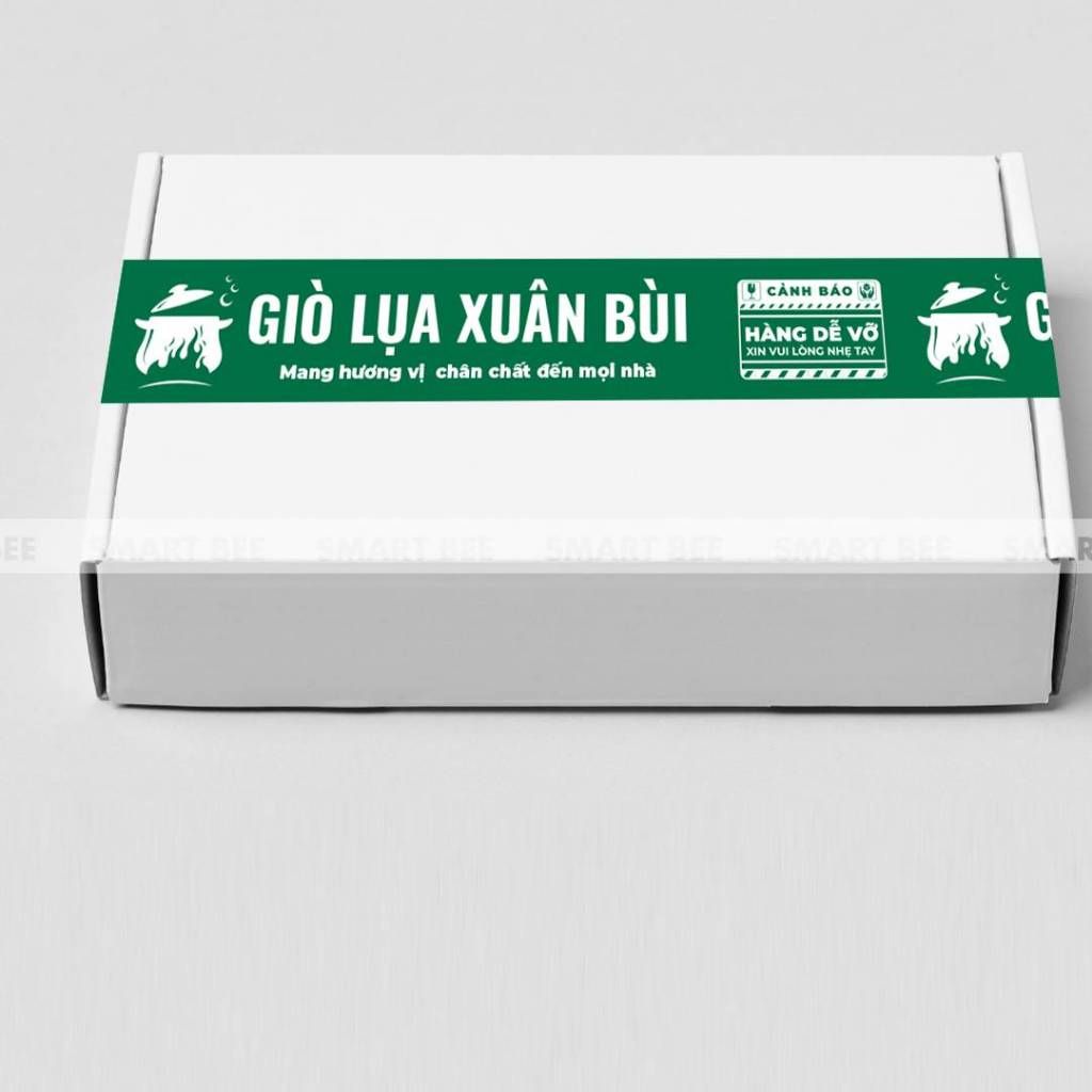 BĂNG KEO IN THEO YÊU CẦU CHO CỬA HÀNG GIÒ CHẢ LỤA