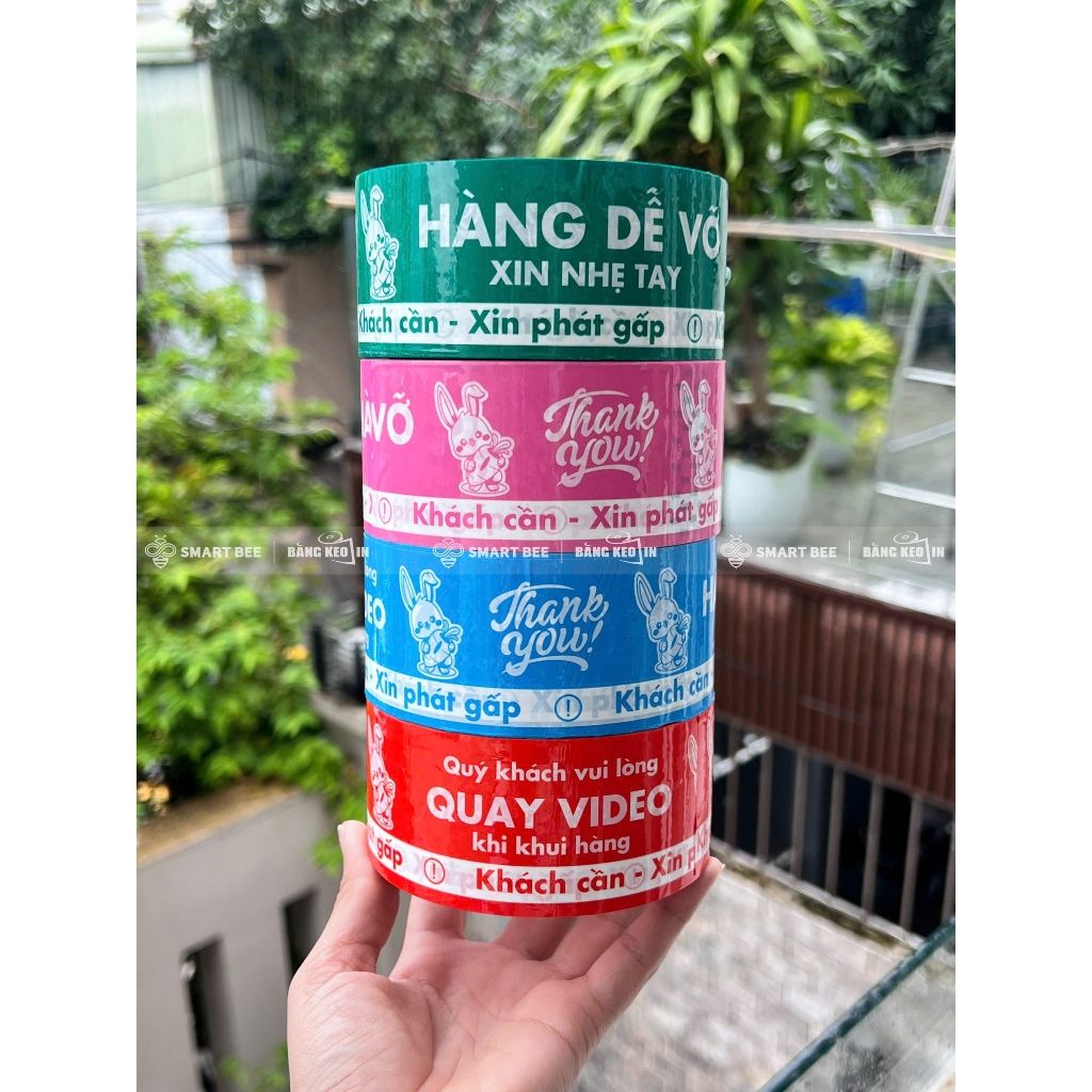CÓ SẴN | BĂNG KEO IN ĐÓNG HÀNG 48MM - GIÁ XƯỞNG CẠNH TRANH
