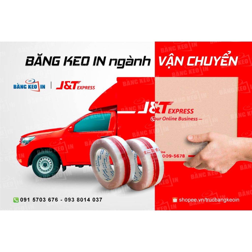 Băng Keo In Theo Yêu Cầu Cho Ngành Vận Chuyển