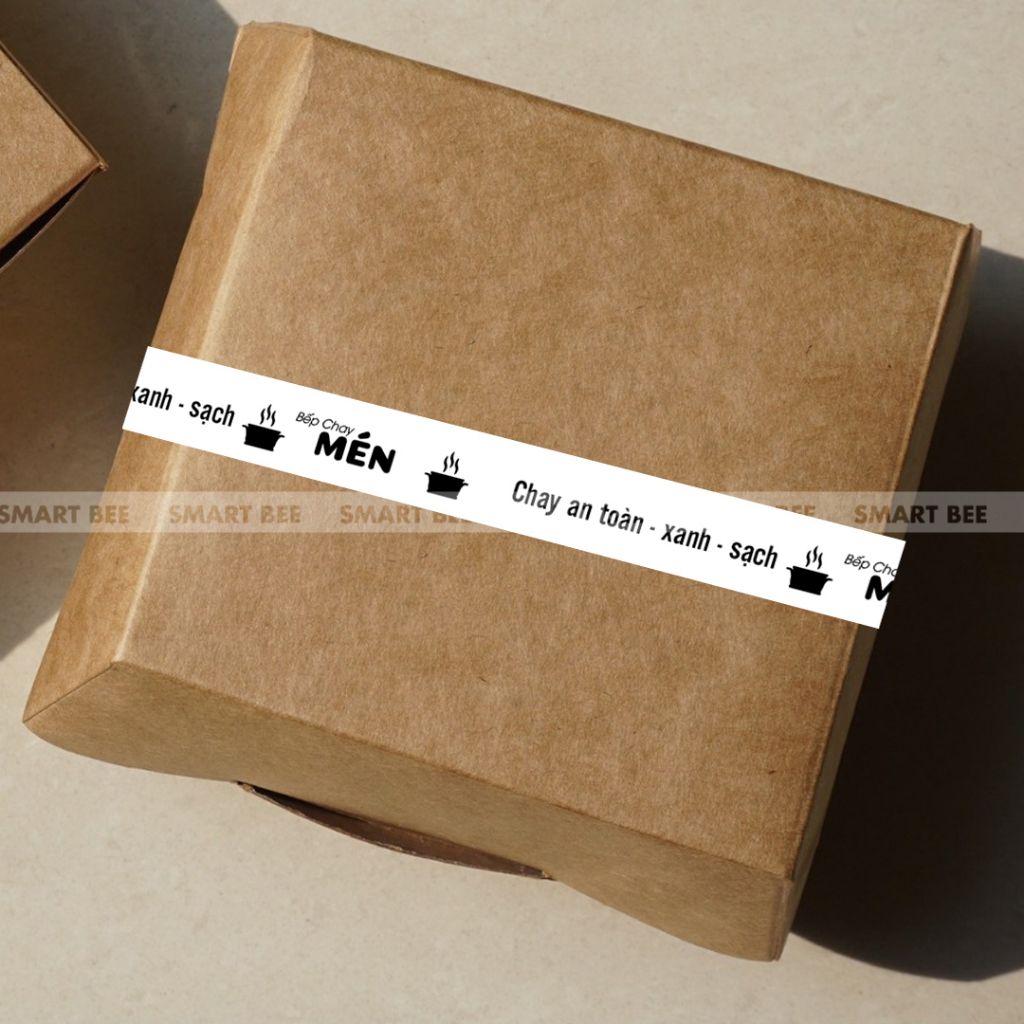 BĂNG KEO IN THEO YÊU CẦU CHO NHÀ HÀNG CHAY