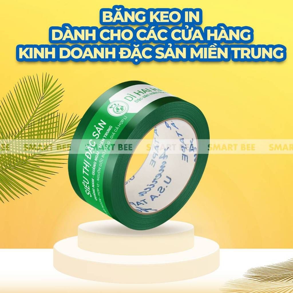 BĂNG KEO IN THEO YÊU CẦU CHO CỬA HÀNG ĐẶC SẢN MIỀN TRUNG