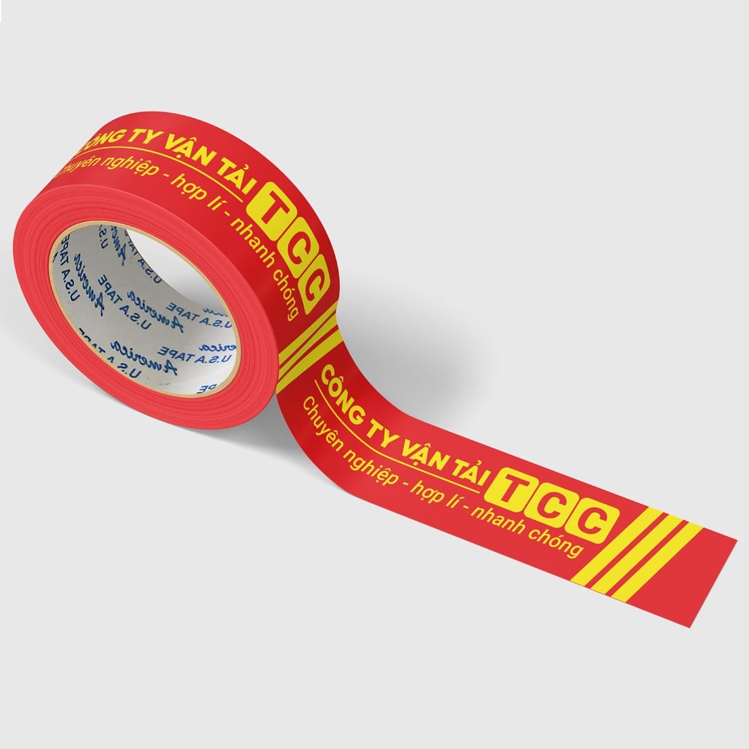 BĂNG KEO IN LOGO CHO CÔNG TY VẬN CHUYỂN