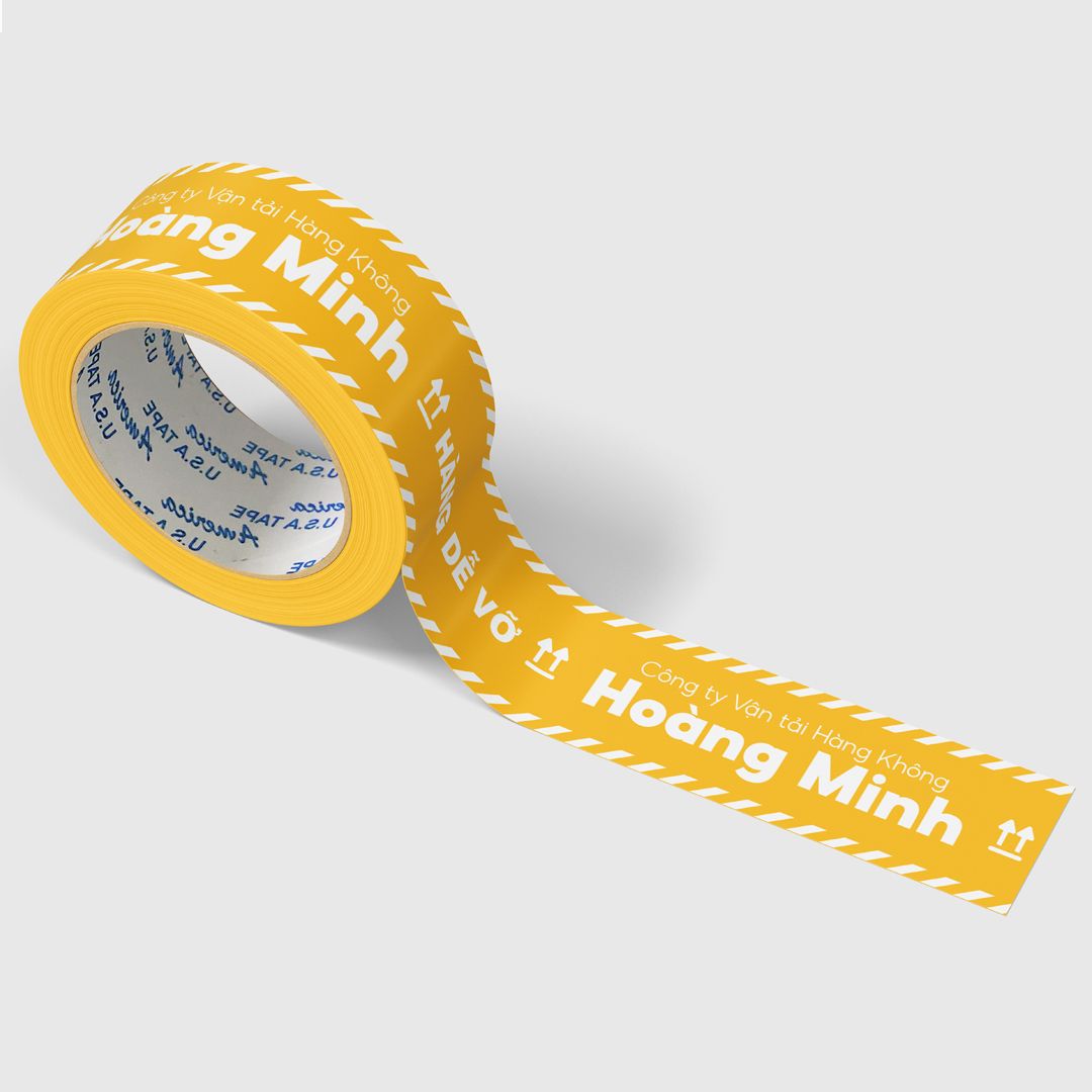 BĂNG KEO IN LOGO CHO CÔNG TY VẬN CHUYỂN