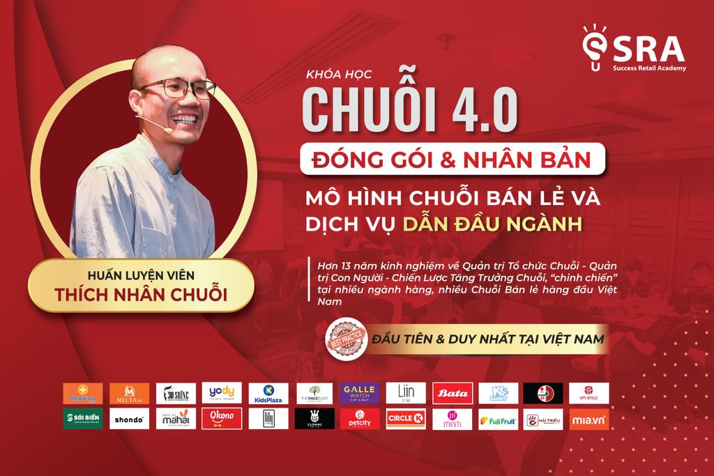 K69 - Chuỗi 4.0: Đóng gói và Nhân bản mô hình kinh doanh Chuỗi bán lẻ/dịch vụ dẫn đầu ngành