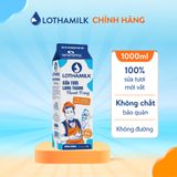  Sữa Tươi Thanh Trùng Lothamilk hộp 1L 