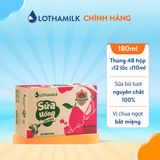  Thùng 48 hộp sữa tươi lên men tiệt trùng Lothamilk 180ml 