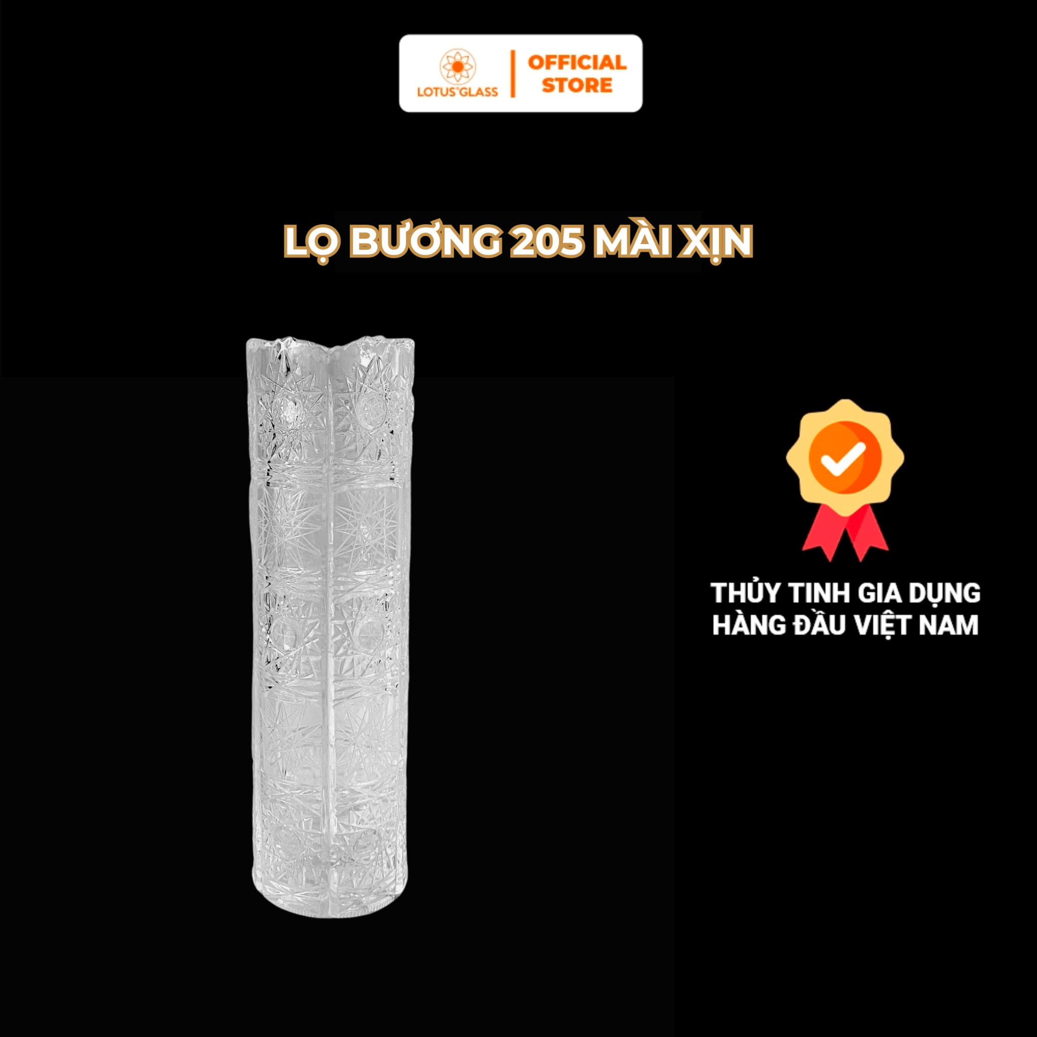 Lọ Hoa, Bình Hoa Bương 205 Mài Xịn