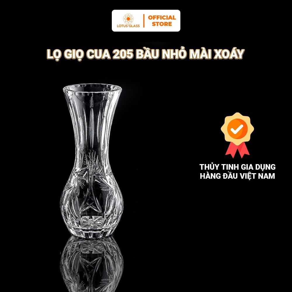 Lọ Giọ Cua 205 Bầu Nhỏ Mài Xoáy